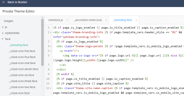 Zoho Code Editor