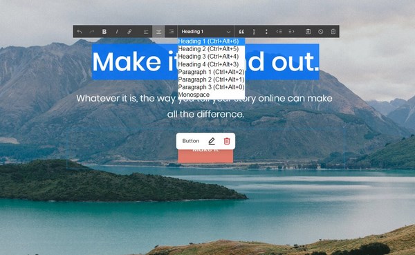 Squarespace Page Editor