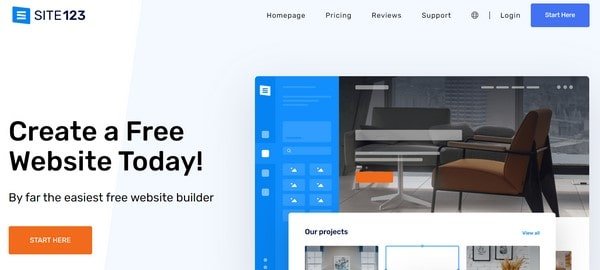 SITE123 – The Quickest Website Start