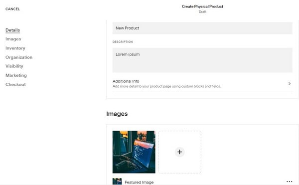 Squarespace eCommerce