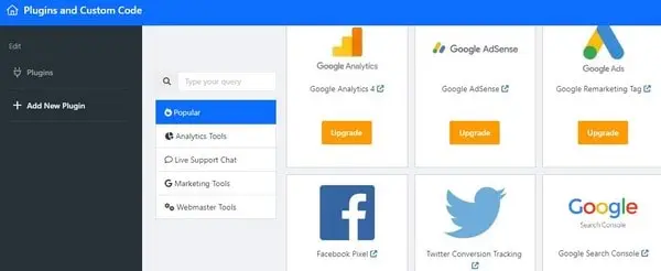 SITE123 Plugin
