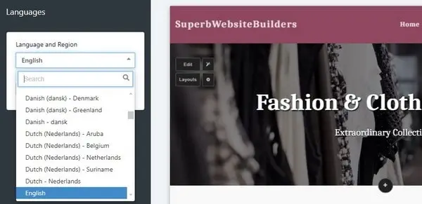 SITE123 Multilingual Website